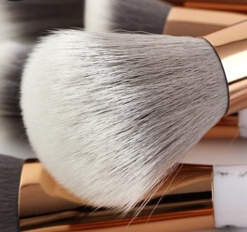 11 - Piece Marble Makeup Brush Set | Beauty Makeup Kit for Flawless Application - East Pass Shopping Store