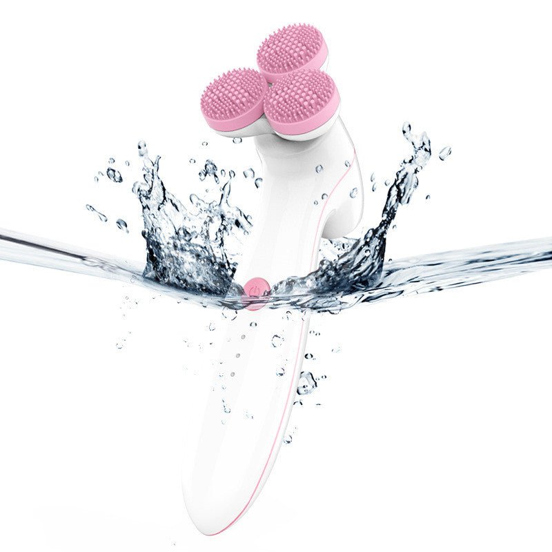 3D Smart Massage Cleanser Electric Cleanser Electric Silicone Facial Cleanser - East Pass Shopping Store
