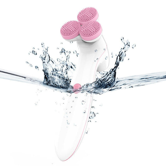 3D Smart Massage Cleanser Electric Cleanser Electric Silicone Facial Cleanser - East Pass Shopping Store