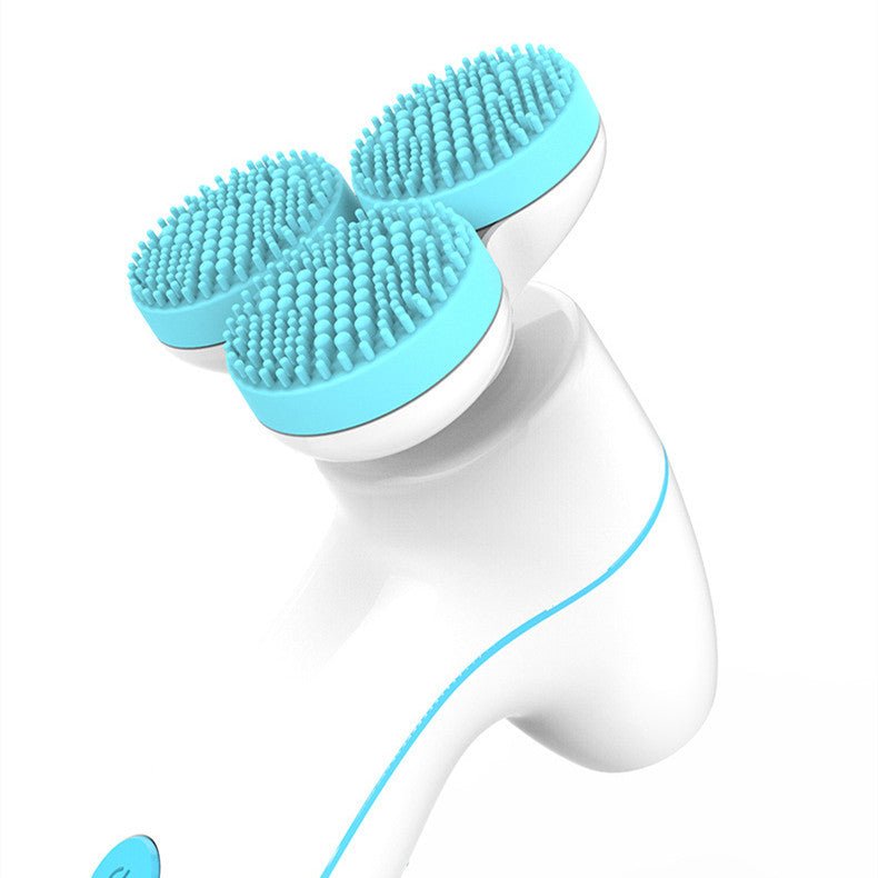 3D Smart Massage Cleanser Electric Cleanser Electric Silicone Facial Cleanser - East Pass Shopping Store