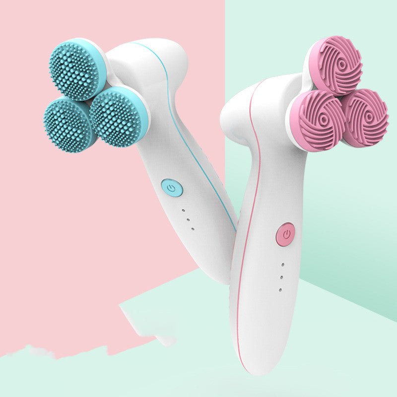 3D Smart Massage Cleanser Electric Cleanser Electric Silicone Facial Cleanser - East Pass Shopping Store