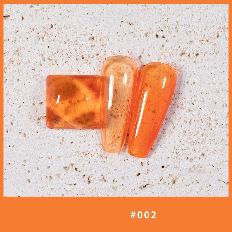 9 Colors Amber Set UV Gel Nail Polish Ice Penetration Soak Off Shining - East Pass Shopping Store