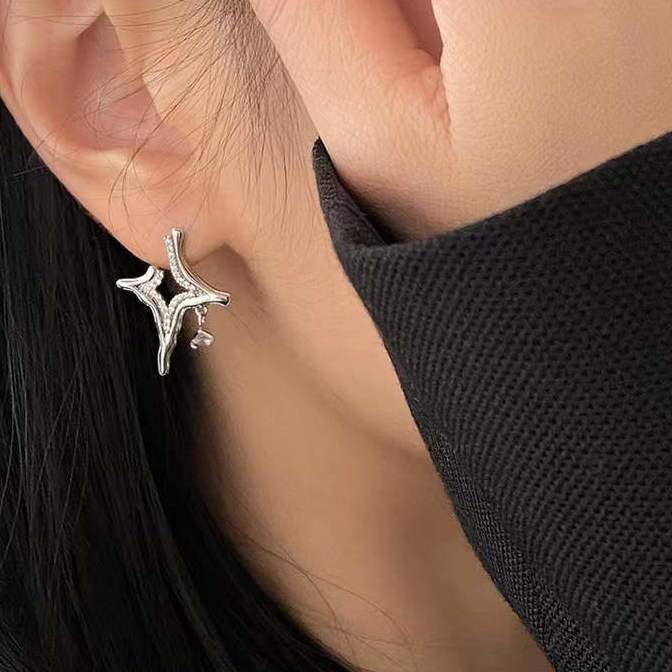Asterism Rhinestone Earrings - East Pass Shopping Store