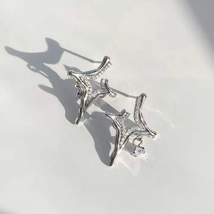 Asterism Rhinestone Earrings - East Pass Shopping Store
