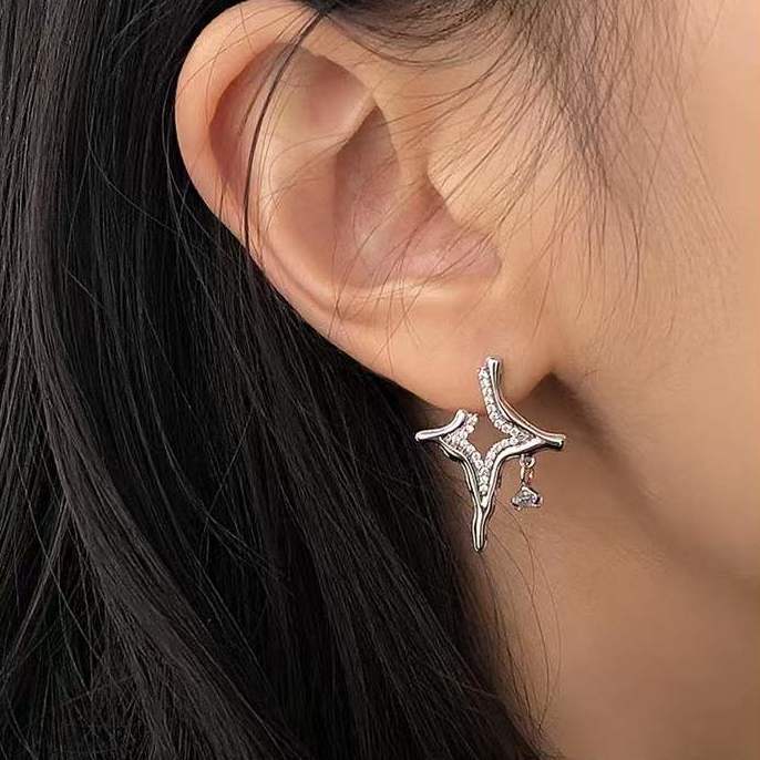 Asterism Rhinestone Earrings - East Pass Shopping Store