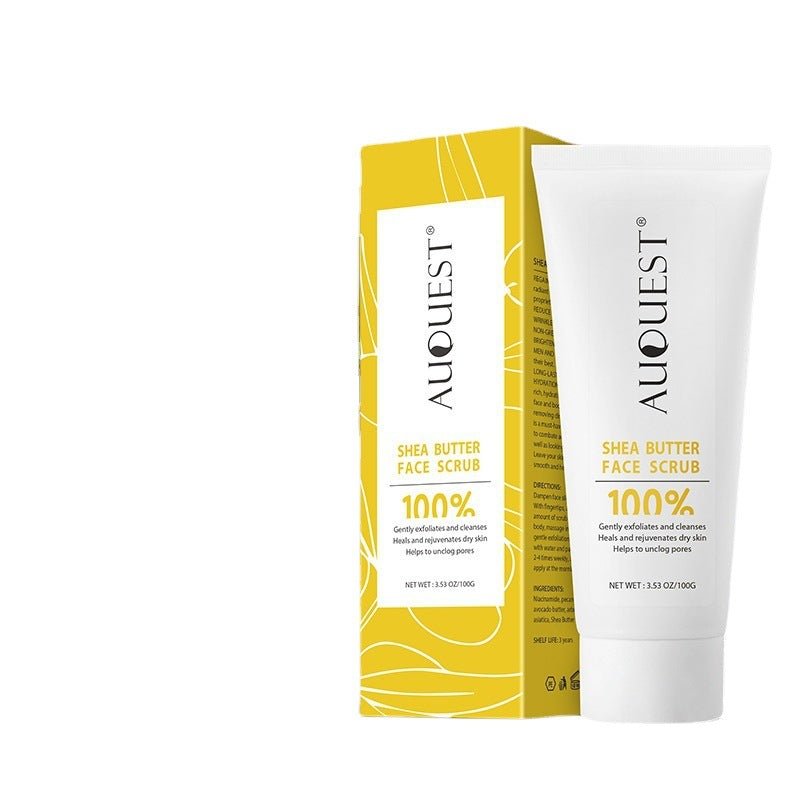 Auquest Shea Facial Scrub for Cleansing & Brightening Skin - East Pass Shopping Store