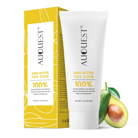 Auquest Shea Facial Scrub for Cleansing & Brightening Skin - East Pass Shopping Store