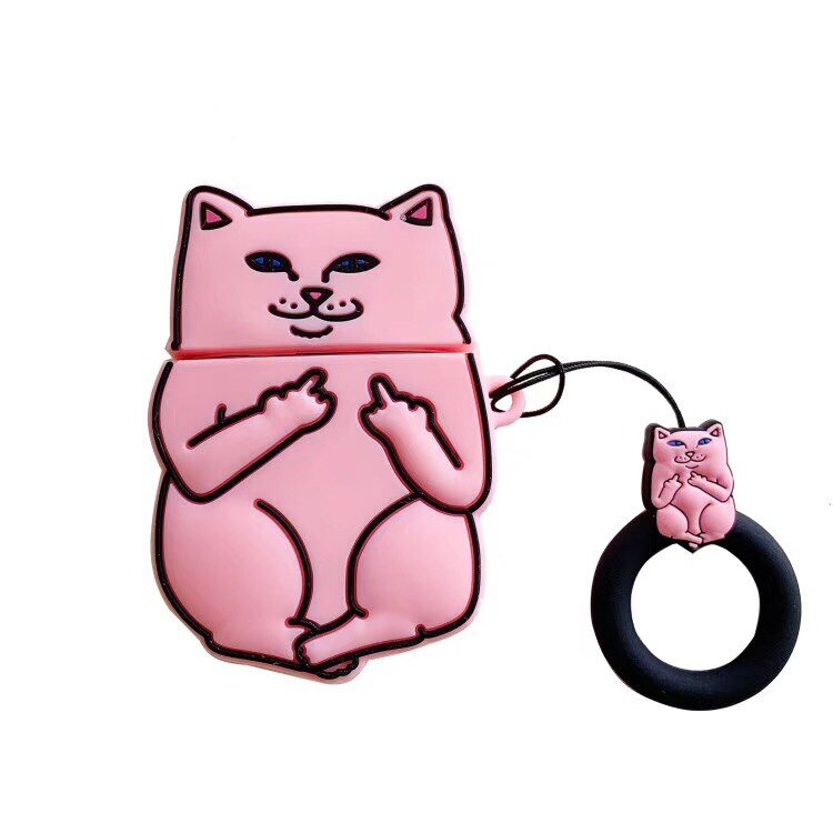 Cartoon Cat AirPods Case - East Pass Shopping Store