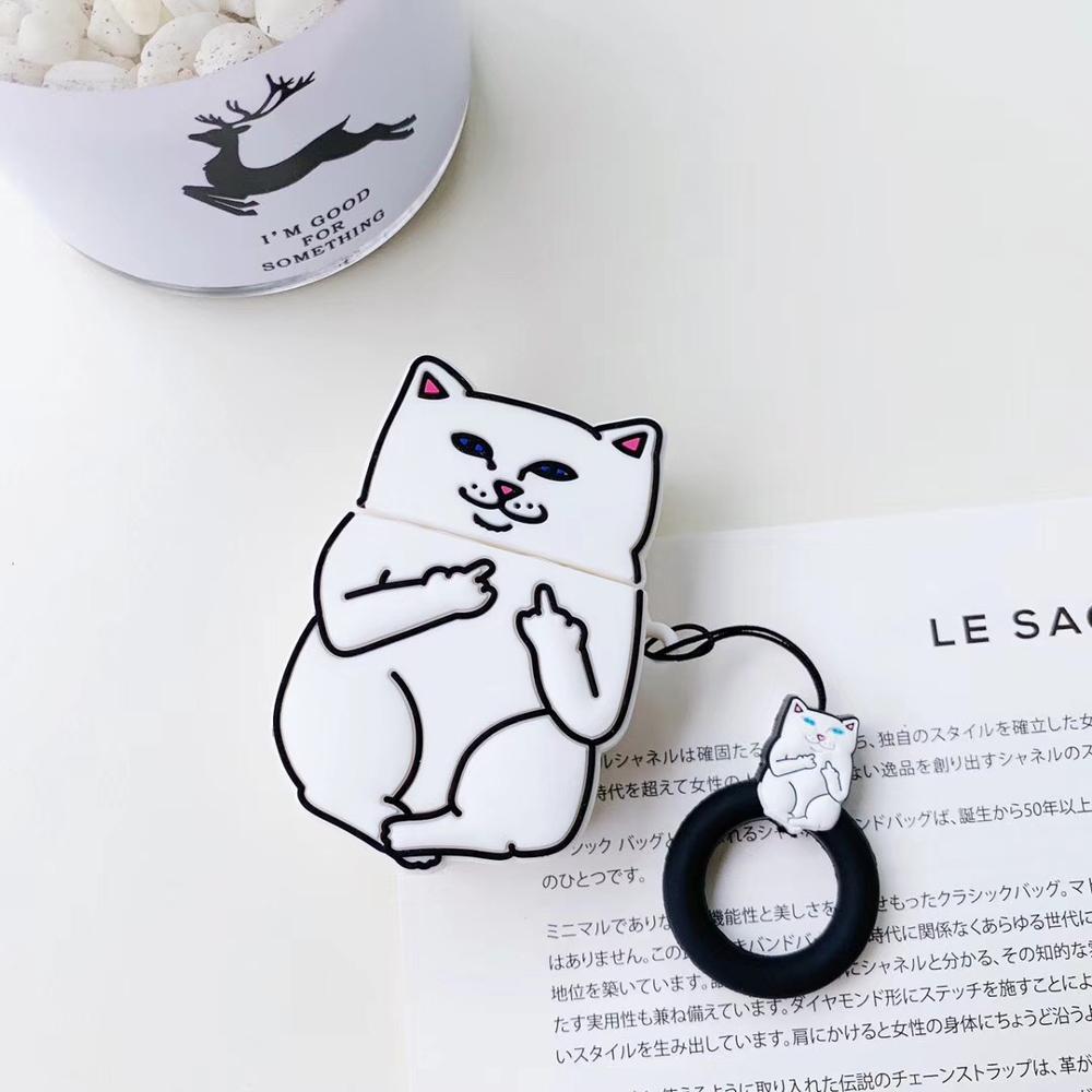 Cartoon Cat AirPods Case - East Pass Shopping Store