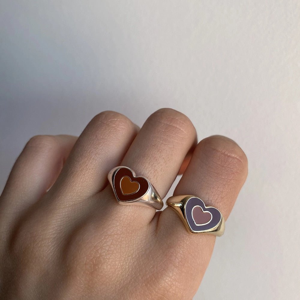 Creative Love Heart Ring - East Pass Shopping Store