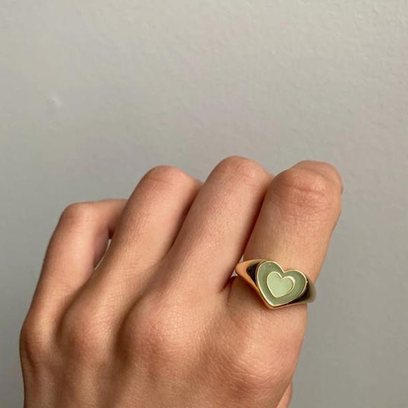 Creative Love Heart Ring - East Pass Shopping Store