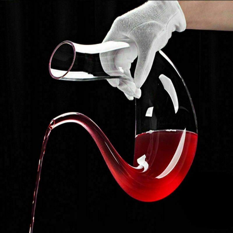 Crystal U - shaped 1500ml Wine Decanter - East Pass Shopping Store
