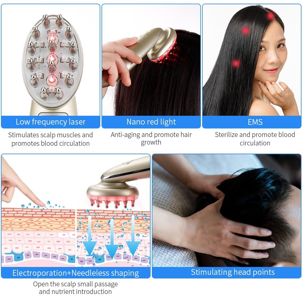 Electric Laser Hair Growth Comb - East Pass Shopping Store