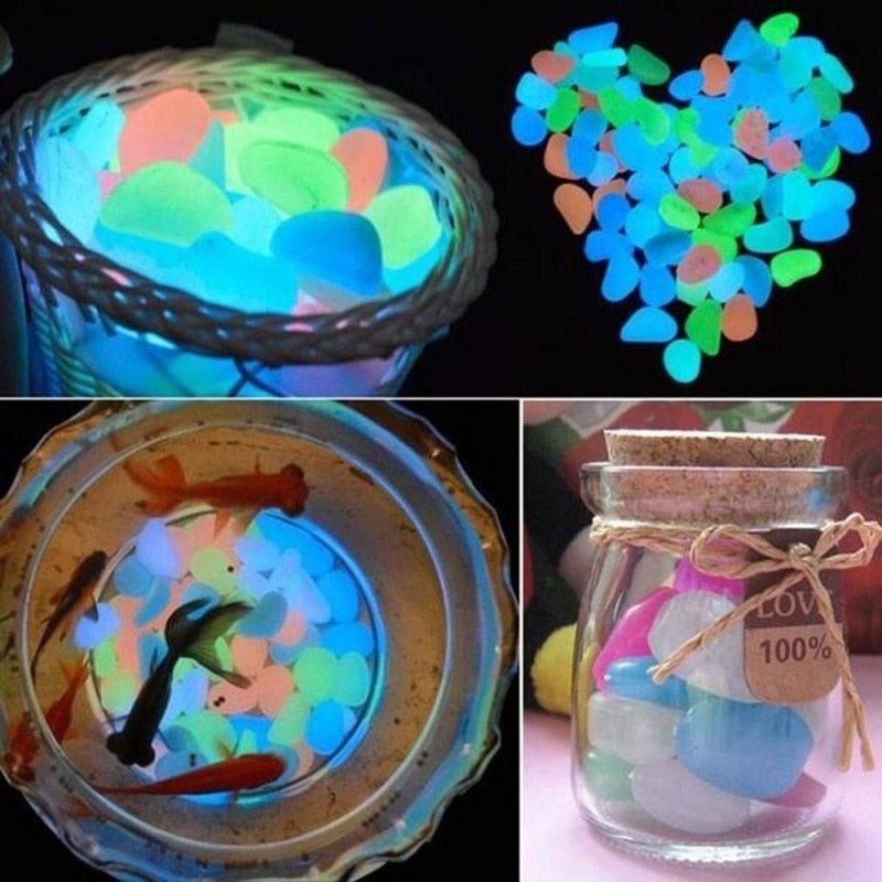 Glow in the Dark Garden Pebbles - East Pass Shopping Store