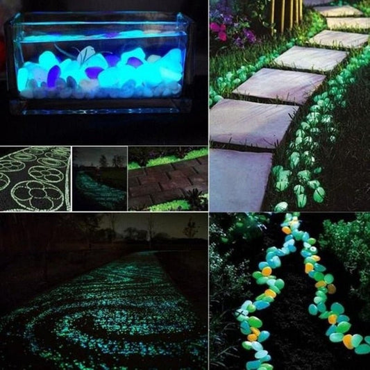 Glow in the Dark Garden Pebbles - East Pass Shopping Store
