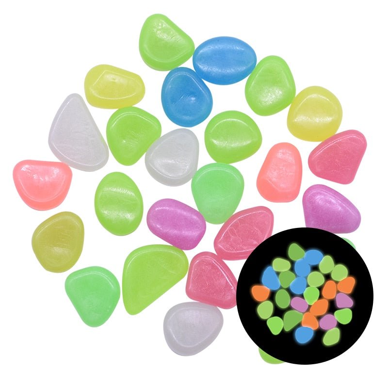 Glow in the Dark Garden Pebbles - East Pass Shopping Store