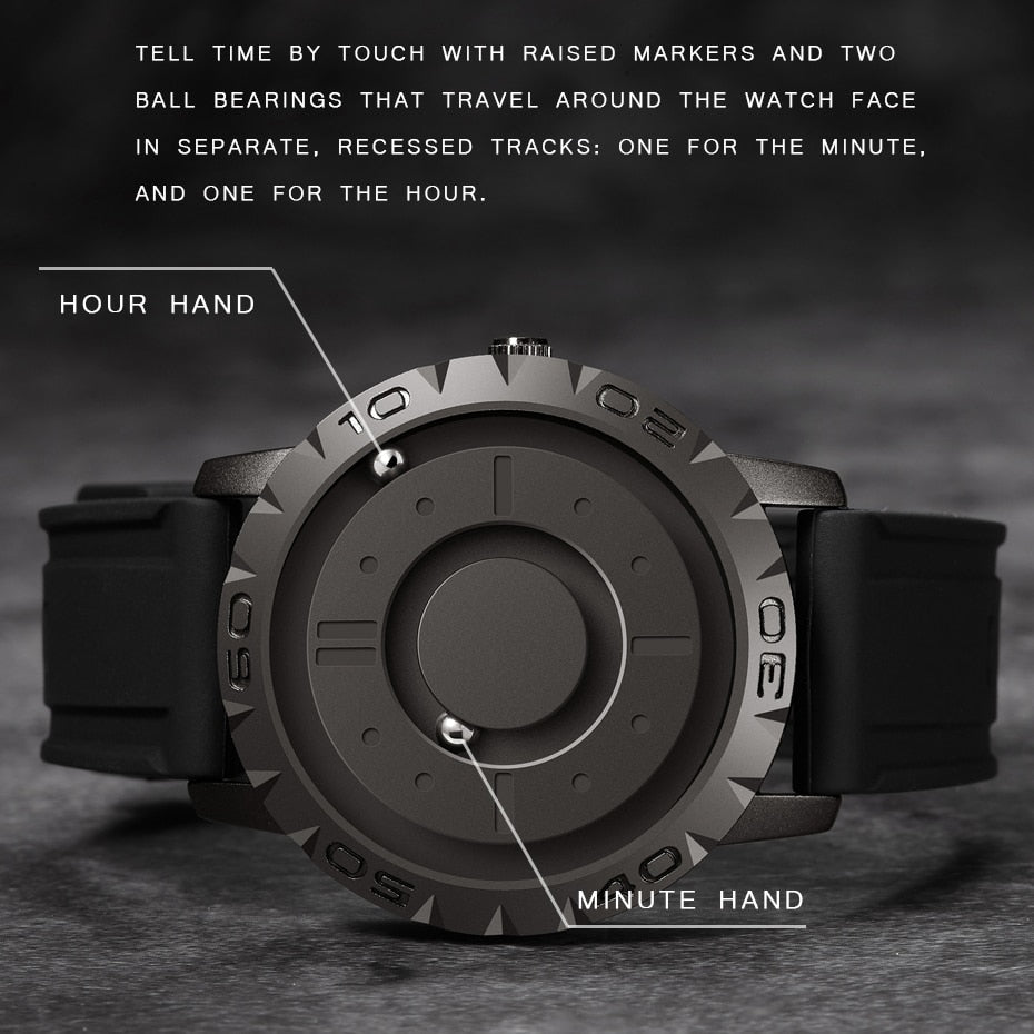 Iron Ball Magnetic Pointer Men's Watch - East Pass Shopping Store