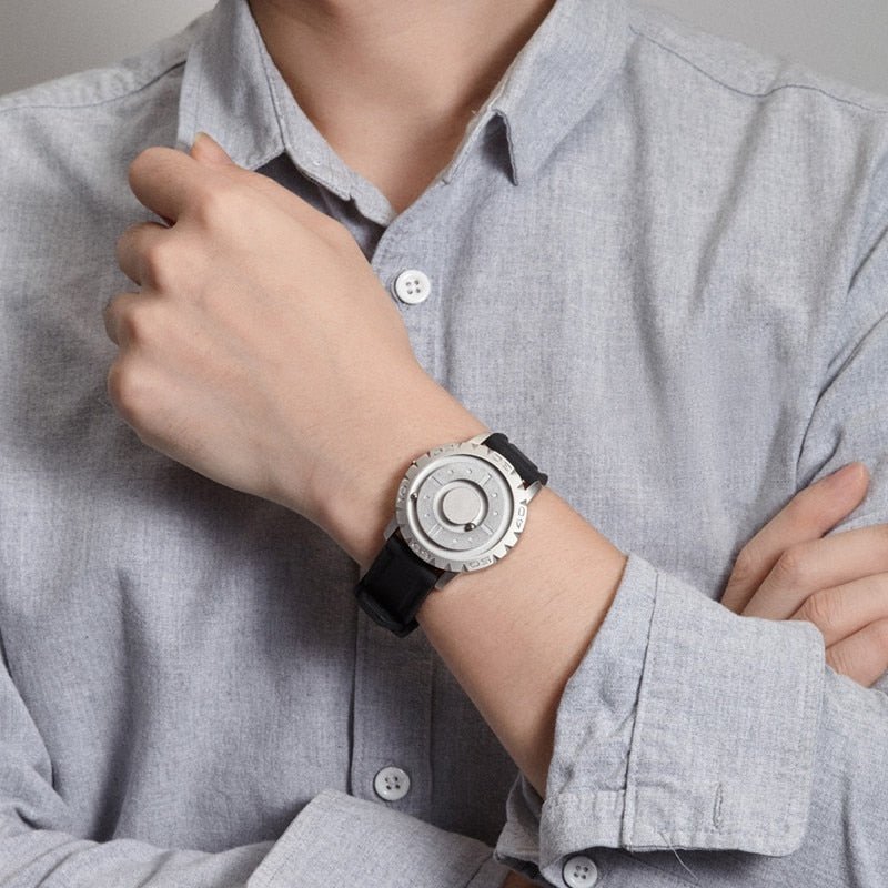 Iron Ball Magnetic Pointer Men's Watch - East Pass Shopping Store