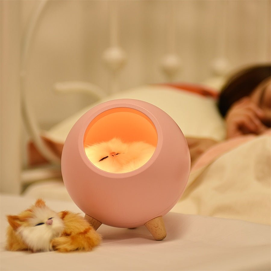 LED Cat Light USB Touch Night Llight Bionic Cat Stepless Dimming Atmosphere Night Light Room Decoration Lamp Holiday Gift - East Pass Shopping Store