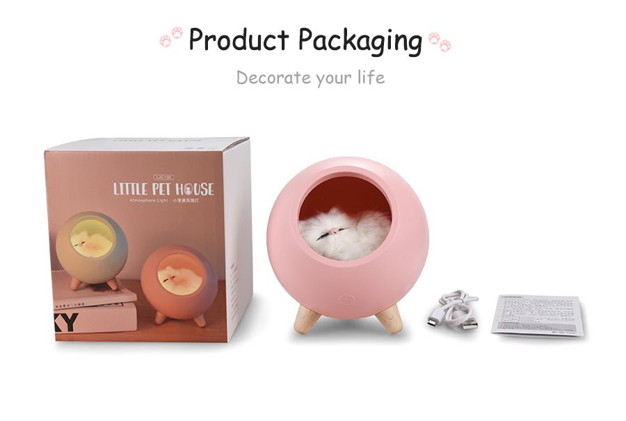 LED Cat Light USB Touch Night Llight Bionic Cat Stepless Dimming Atmosphere Night Light Room Decoration Lamp Holiday Gift - East Pass Shopping Store