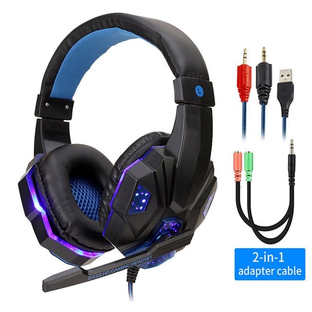 Led Light Wired Gamer Headset - East Pass Shopping Store