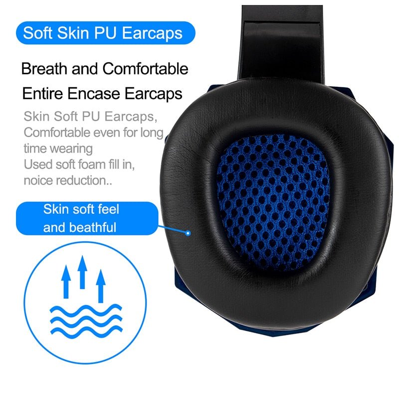 Led Light Wired Gamer Headset - East Pass Shopping Store