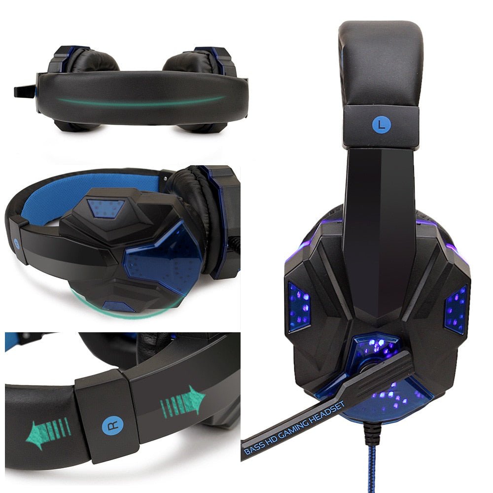 Led Light Wired Gamer Headset - East Pass Shopping Store