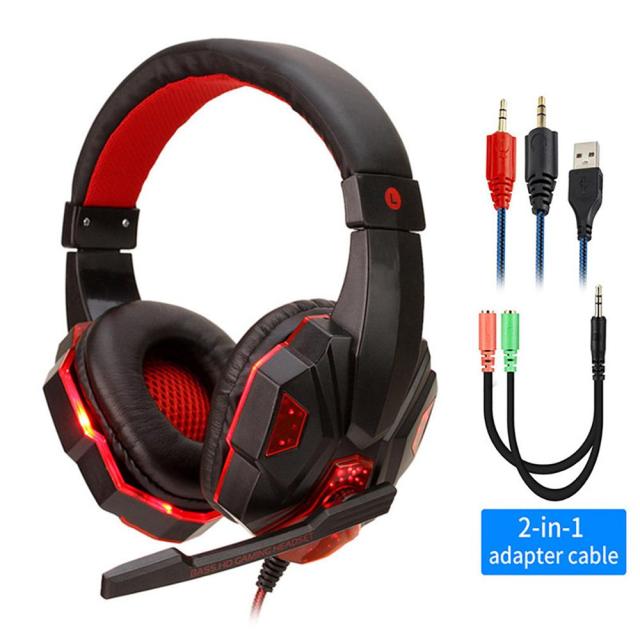 Led Light Wired Gamer Headset - East Pass Shopping Store