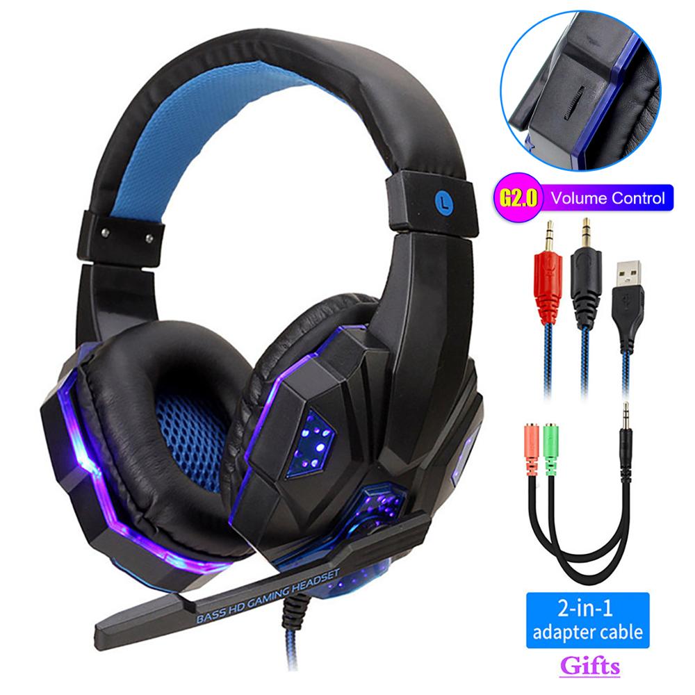 Led Light Wired Gamer Headset - East Pass Shopping Store