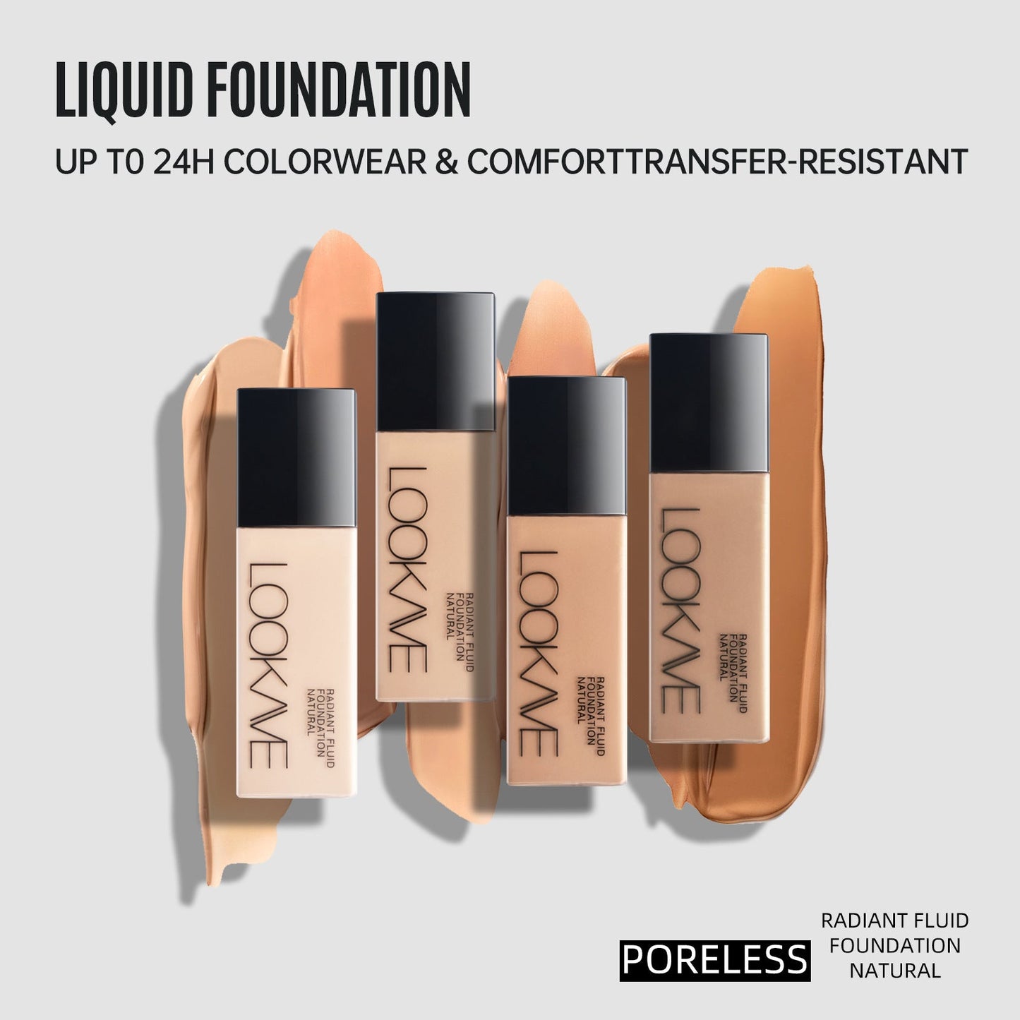 LOOKAVE Matte Liquid Foundation - East Pass Shopping Store