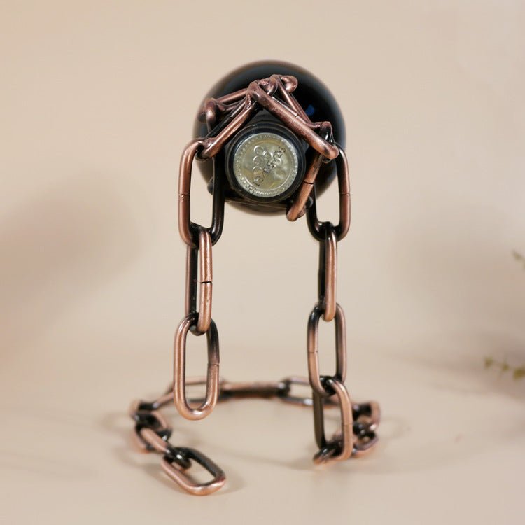Magic Iron Chain Wine Bottle Holder - East Pass Shopping Store