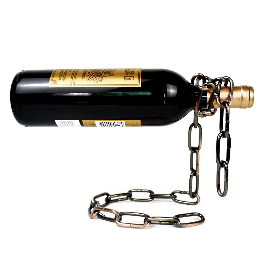 Magic Iron Chain Wine Bottle Holder - East Pass Shopping Store