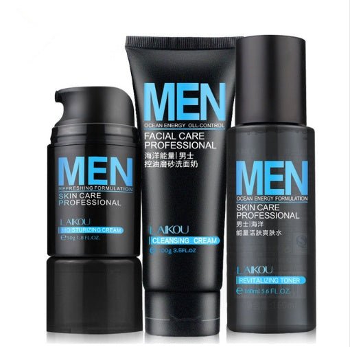 Men's Skincare Set | Moisturizer, Toner & Facial Cleanser for Hydrated Skin - East Pass Shopping Store