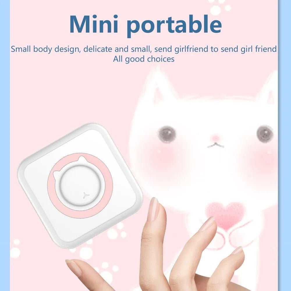 Mini Printer Portable Thermal Stickers - East Pass Shopping Store