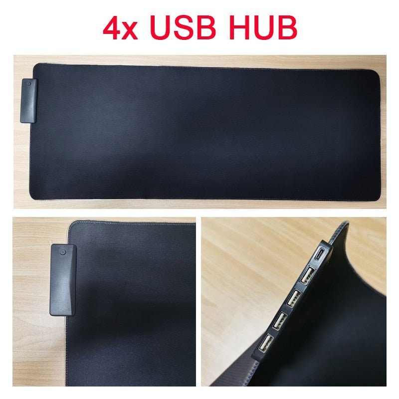 RGB Mouse Pad with Cable - East Pass Shopping Store