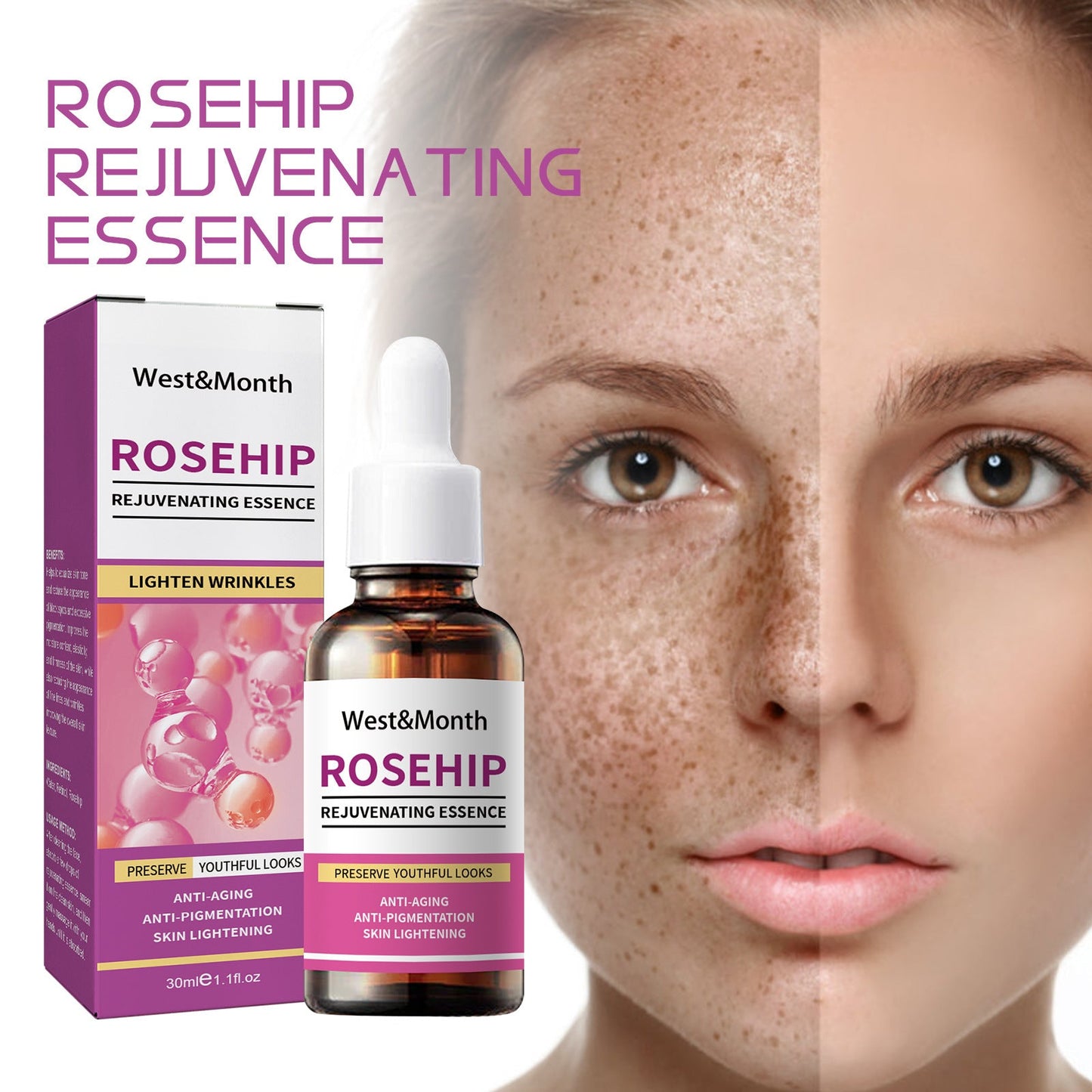 Rose Fruit Skin Rejuvenation Moisturizing Toner - East Pass Shopping Store