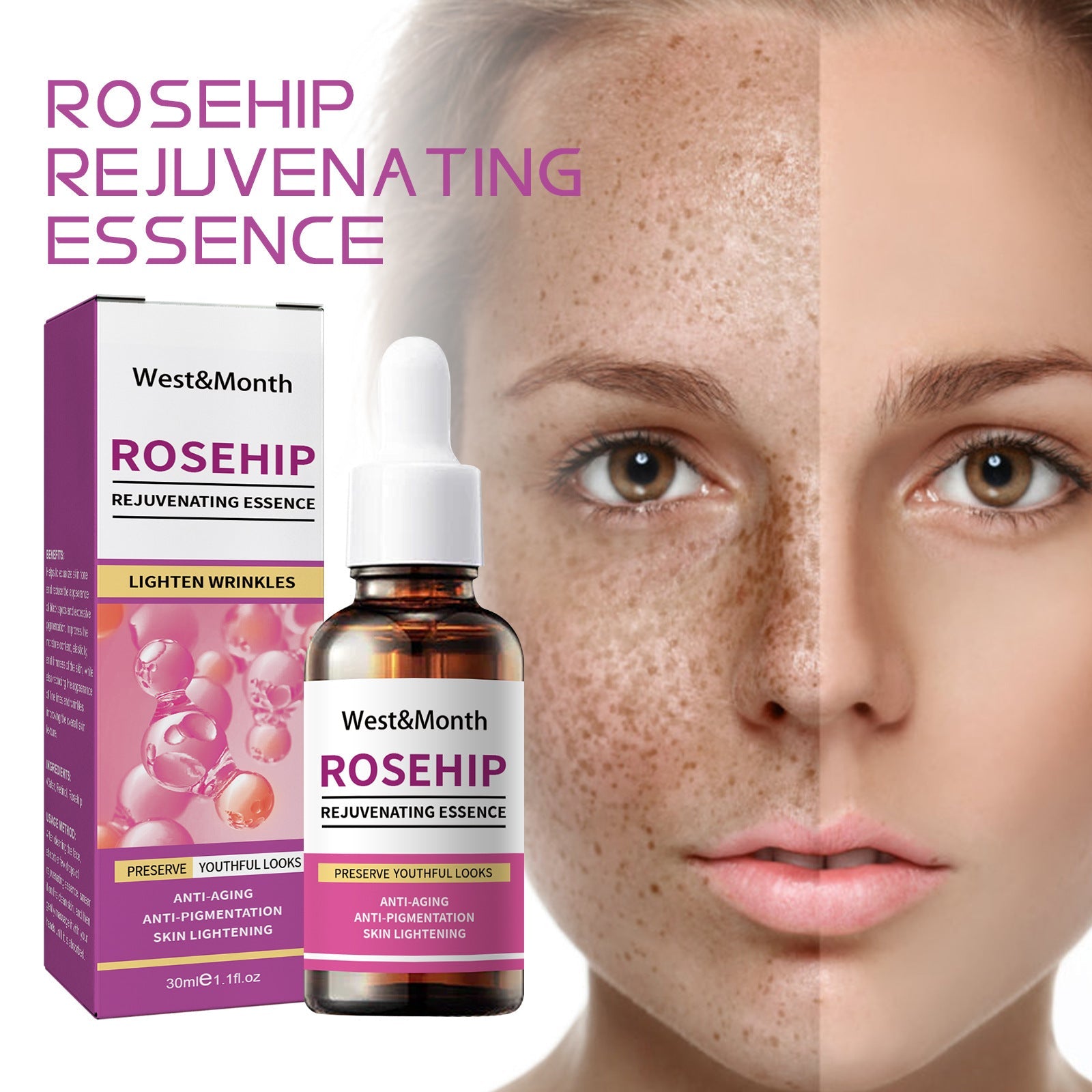 Rose Fruit Skin Rejuvenation Moisturizing Toner - East Pass Shopping Store