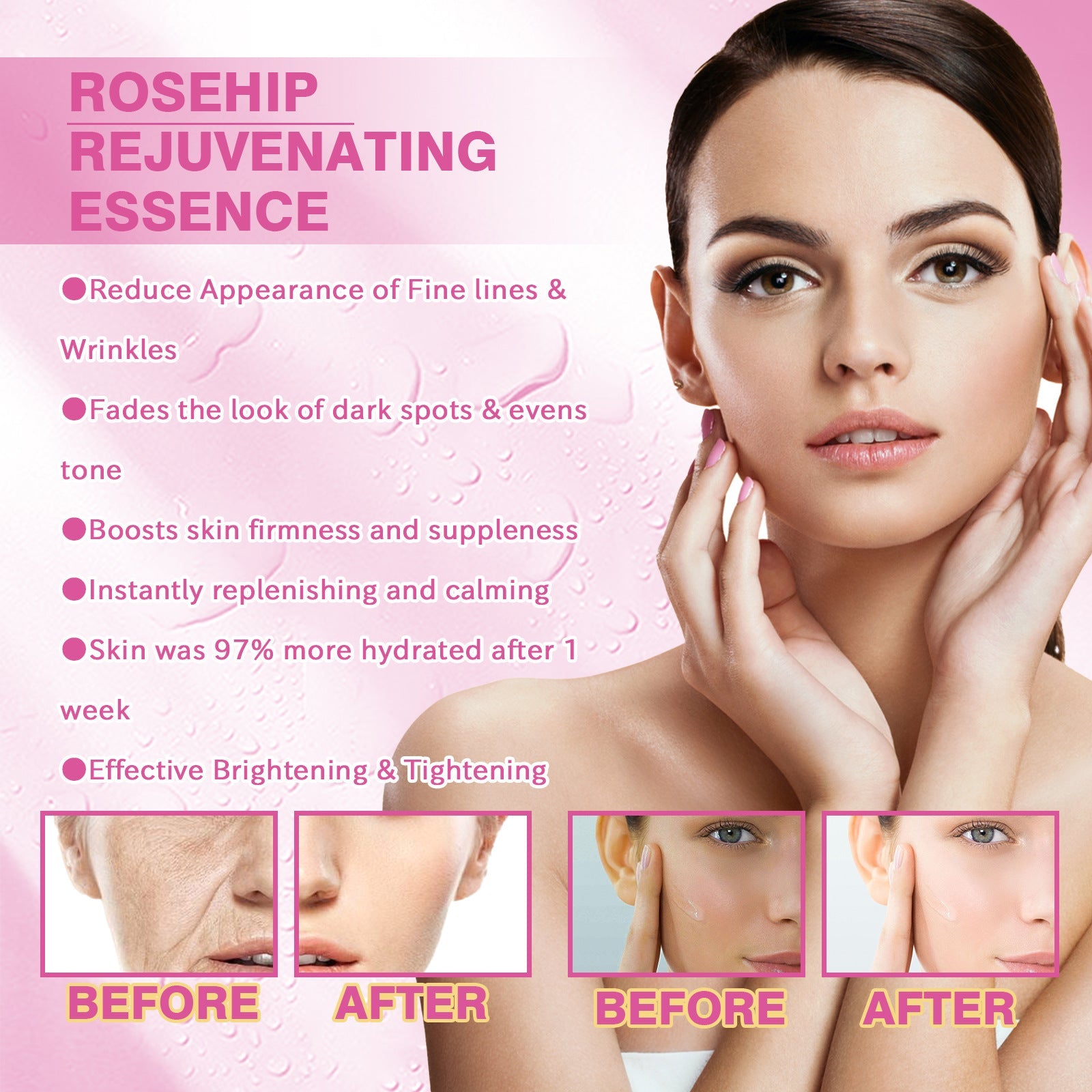 Rose Fruit Skin Rejuvenation Moisturizing Toner - East Pass Shopping Store
