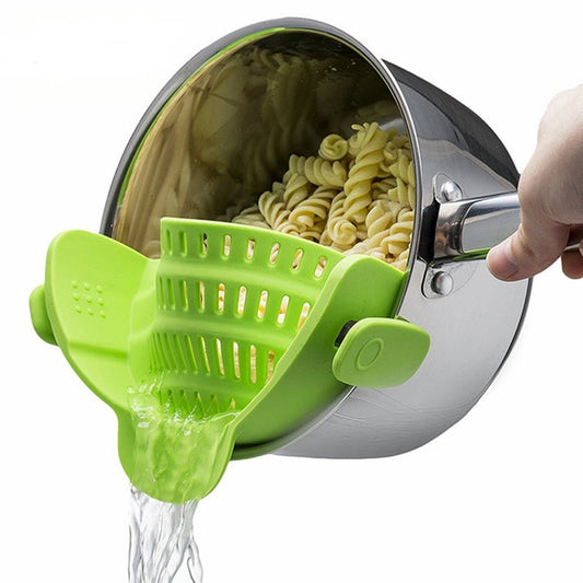 Silicone Kitchen Snap N Strain Filter - East Pass Shopping Store