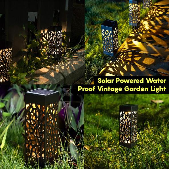 Solar Powered Waterproof Vintage Garden Light - East Pass Shopping Store