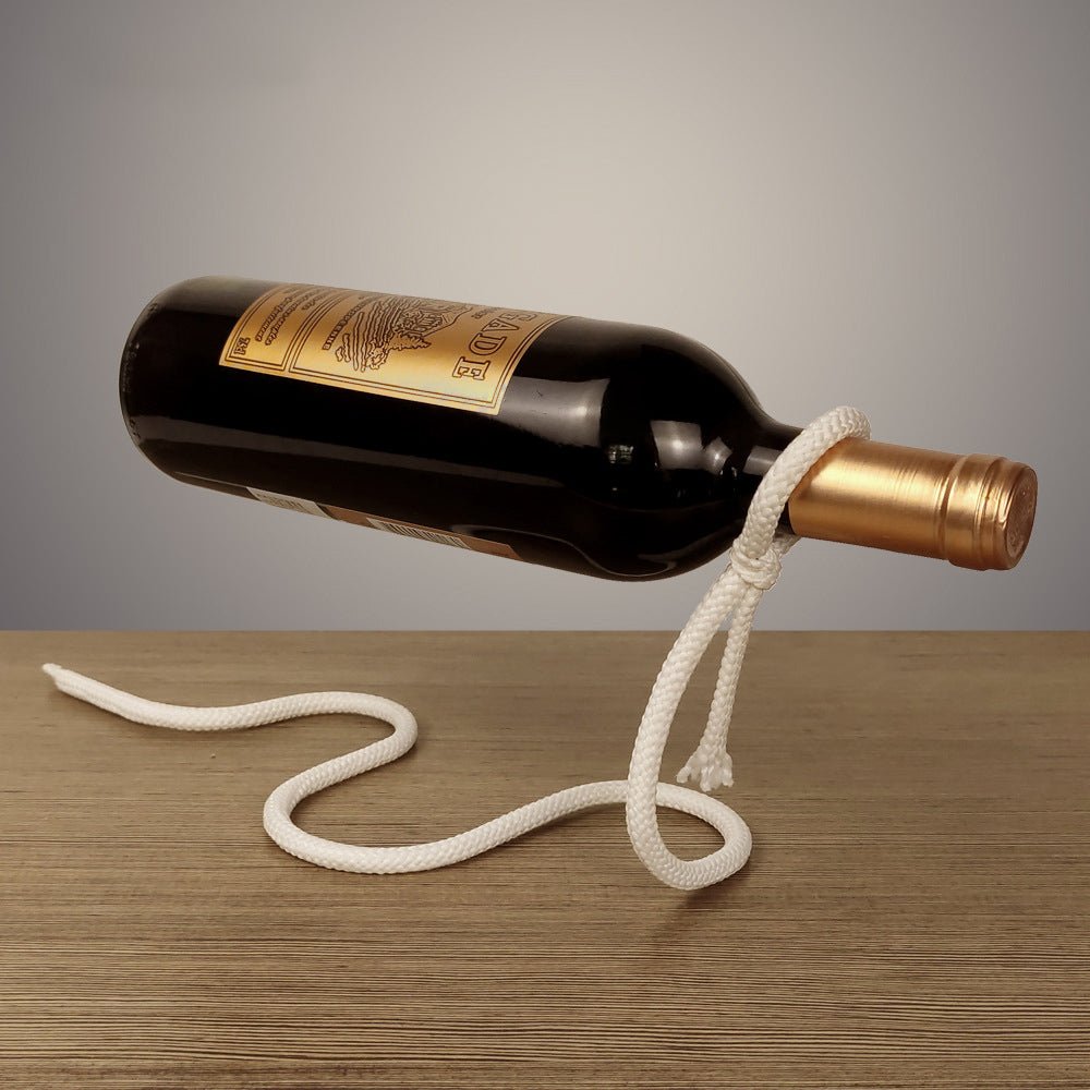 Suspended Rope Wine Bottle - East Pass Shopping Store