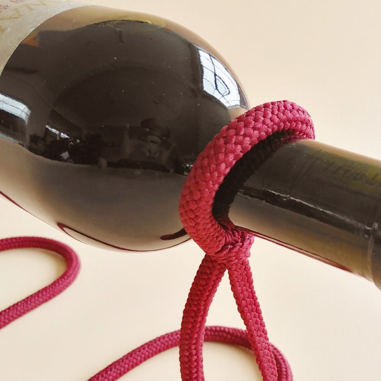 Suspended Rope Wine Bottle - East Pass Shopping Store
