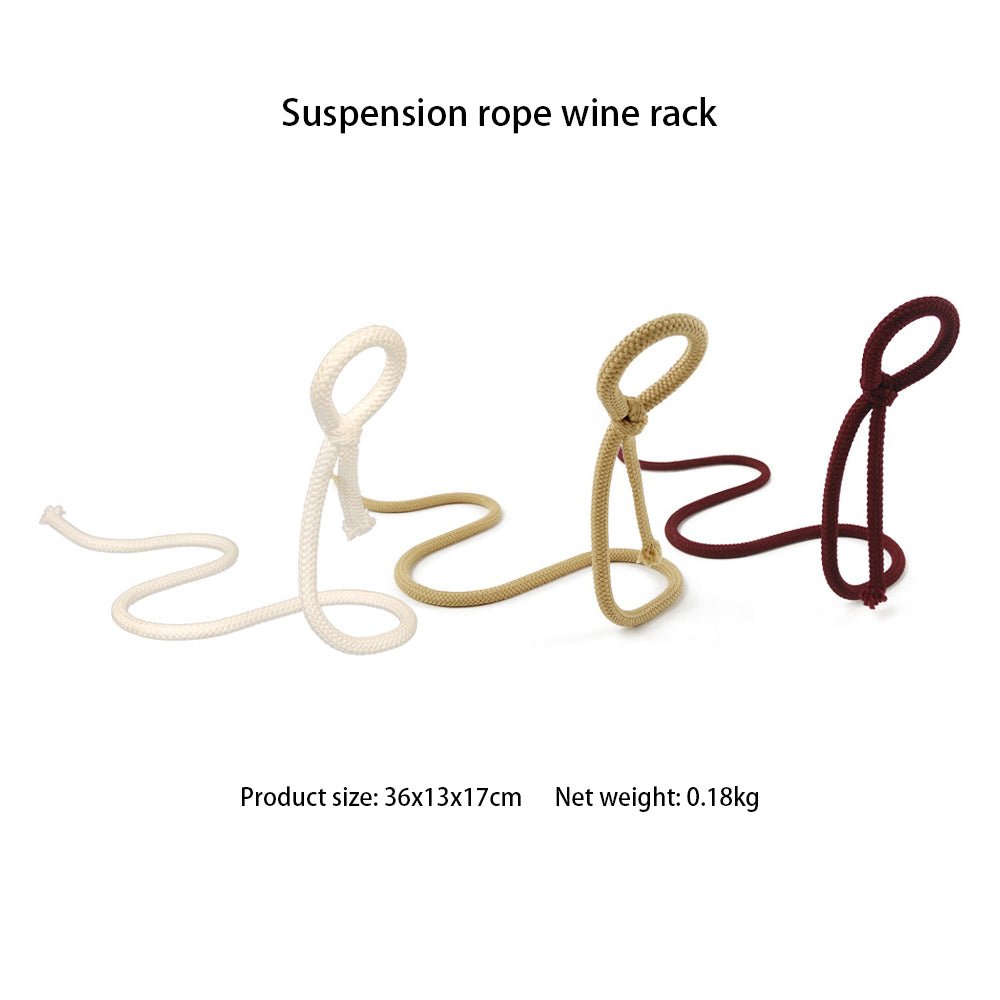 Suspended Rope Wine Bottle - East Pass Shopping Store