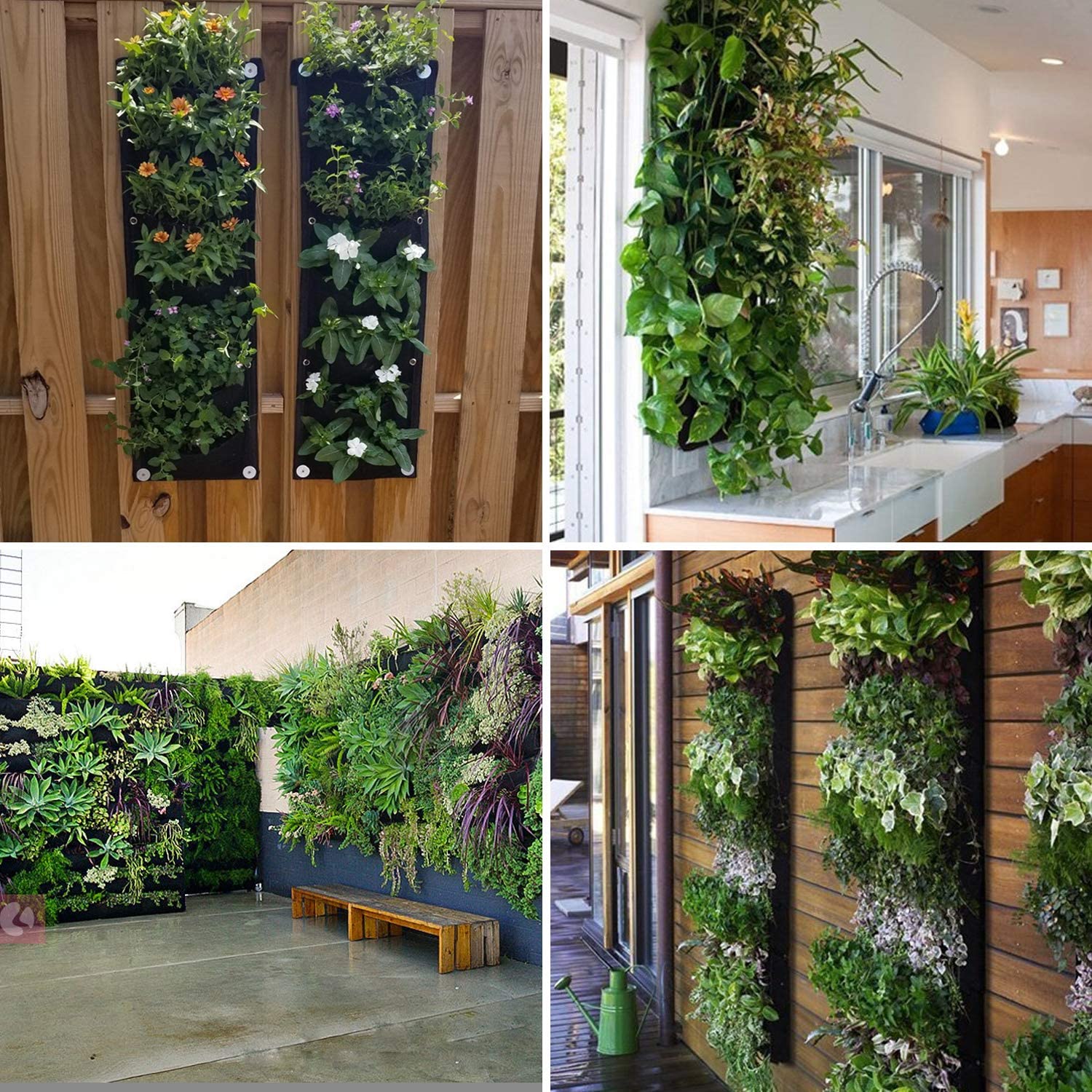 Vertical Hanging Garden Flower Pots - East Pass Shopping Store