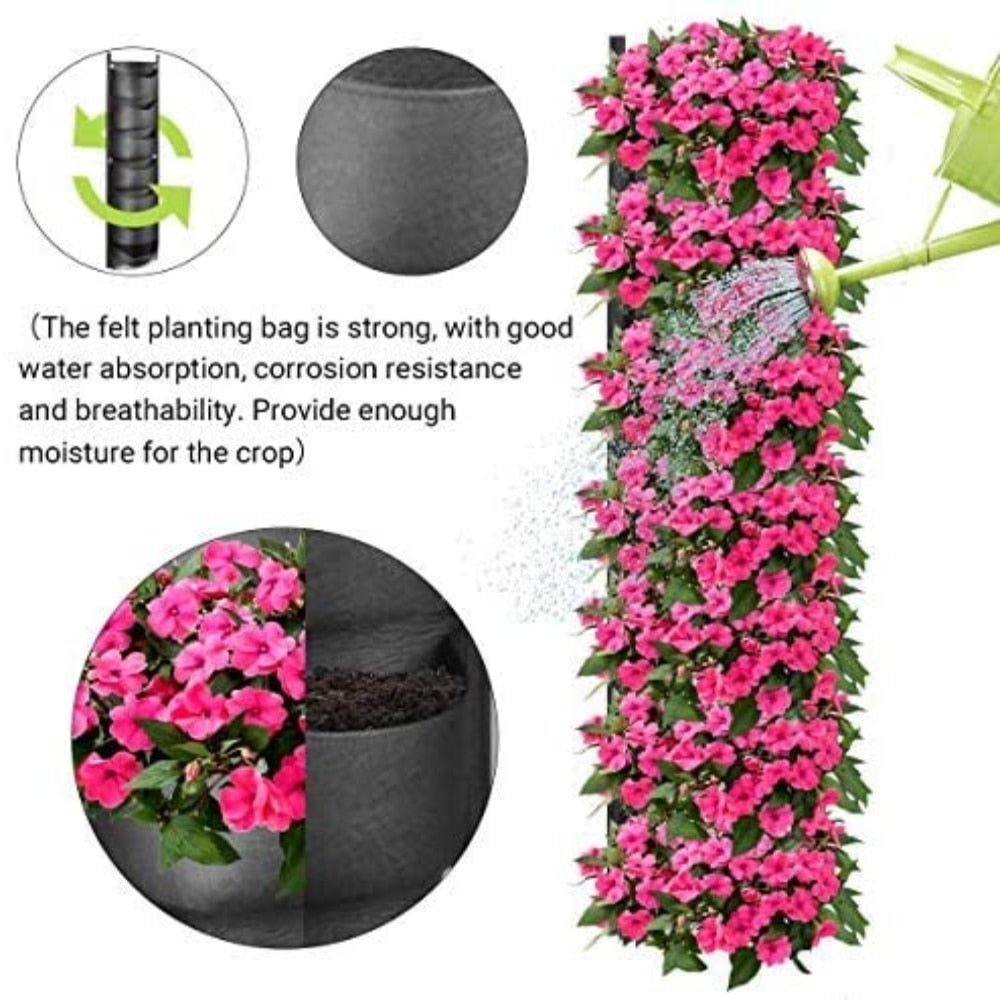 Vertical Hanging Garden Flower Pots - East Pass Shopping Store