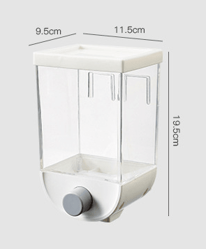 Wall - Mounted Kitchen Multi - Grain Sealed Jars - East Pass Shopping Store