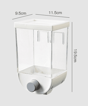Wall - Mounted Kitchen Multi - Grain Sealed Jars - East Pass Shopping Store